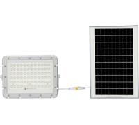 Projecteur LED Solar V-TAC 15W Télécommande, AUTO, Timer, IP65 Blanc VT-120W-W 4000K 1200lm