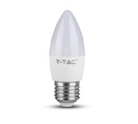 V-Tac Vt-1821 Ampoule Bougie Led 4,5w E27 Blanc Chaud 2700k - Sku 2143421