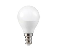 Ampoule RGB LED E14 dimmable avec télécommande Boule avec changement de couleur, 4,8 watts 470 lumens blanc chaud, DxH 4,5x8,8 cm, V-Tac 3029