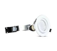 V-TAC VT-3333 GU10 spot lumière avec montage - corps blanc 6400K 3 pièces/lot