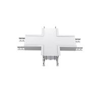 Plafonnier encastrable à LED, spot encastrable, en forme de X, argent, aluminium, L 25,5 cm