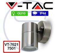 Applique murale extérieure V-TAC GU10 inox IP44 bas