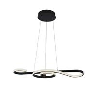 V-TAC VT-7817 Lampadario LED Suspendu 18W Noir Or Design Moderne Lumière Chaude T]