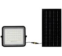 V-TAC VT-80W 7824 Projecteur d'éclairage LED, Panneau solaire 19 W blanc neutre noir