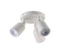 V-TAC VT-899 Projecteur LED Triplé Plafonnier Applique Murale Blanc Réglable