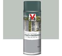 V33 Bombe de Peinture aérosol Déco LAB Extérieure Multi-Matériaux Aluminium Métallisé 0,4 L