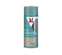 V33 Bombe Peinture Extérieure Multi-matériaux Beige Argile Satin 400ml