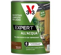 V33 de protection complet pour bois expert à l'eau noyer foncé Lt.0,750