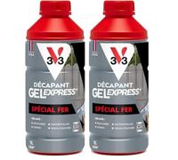 V33 Décapant gel express spécial Fer 1L (Lot de 2)