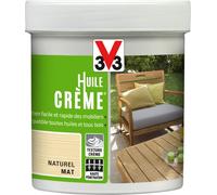 V33 Huile crème pour mobiliers, Naturel 0,5L