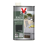 V33 Huile mobilier haute protection opaque, Gris ardoise 1L