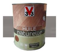 V33 Huile Naturelle Parquets & Escaliers Smoke Mat 1 L