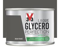 V33 Laque Glycéro Perfection Satin Brun poivré 0,125 L