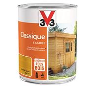 V33 Lasure Classique 4 ans, Chêne Clair, 1L