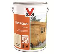 V33 Lasure Classique 4 ans, Incolore 5L