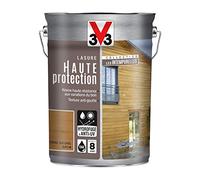 V33 Lasure Haute Protection 8 Ans, Les Intemporelles, Chêne Naturel, 5 L