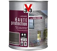 V33 Lasure haute protection, Les couleurs, Gris anthracite 1L