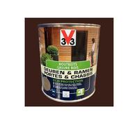 V33 Lasure Portes et chassis 4 ans Eco Protection Cacao 0,75 L