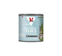 V33 Peinture Bois Couleurs d'ICI - Bleu Grisé - 0,5L