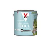 V33 Peinture Bois Couleurs d'ICI - Bleu Grisé - 2L