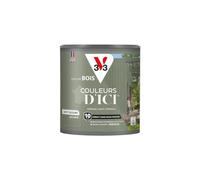 V33 Peinture Bois Couleurs d'ICI - Kaki Grisé - 0,5L