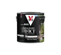 V33 Peinture Bois Couleurs d'ICI - Noir - 2L