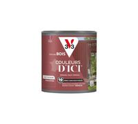 V33 Peinture Bois Couleurs d'ICI - Rouge intense - 0,5L