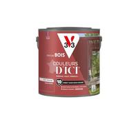 V33 Peinture Bois Couleurs d'ICI - Rouge intense - 2L