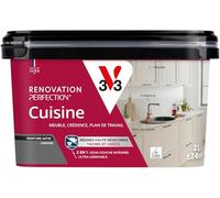 V33 Peinture de rénovation cuisine, Rénovation perfection Ardoise satin 2L