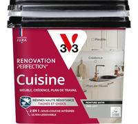 V33 Peinture de rénovation cuisine, Rénovation perfection Gris loft satin 750ml