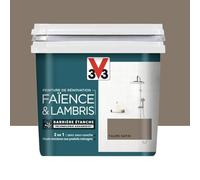V33 Peinture De Rénovation Faïence & Lambris Taupe 0,75 L