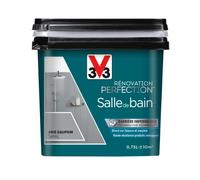 V33 Peinture de rénovation salle de bain, Rénovation perfection Gris dauphin satin 750ml