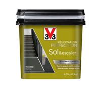 V33 Peinture de rénovation Sol & escalier, Rénovation perfection Tarmac satin 750ml