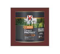 V33 Peinture Direct Protect Fer Rouge Basque 0,25 L