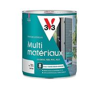 V33 Peinture extérieure Multi-matériaux, Blanc satin 2,5L