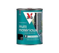 V33 Peinture extérieure Multi-matériaux, Noir satin 1,5L