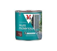 V33 Peinture extérieure Multi-matériaux, Rouge basque satin 0,5L