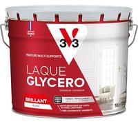 V33 Peinture glycéro blanche multi-supports brillante, BLANC GLYCERO 10L