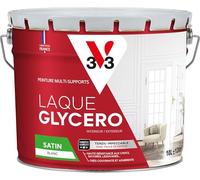 V33 Peinture glycéro blanche multi-supports satinée, BLANC GLYCERO 10L