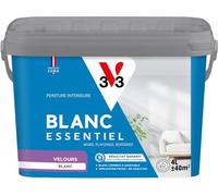 V33 Peinture Intérieure Blanc Essentiel Velours 4L