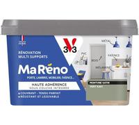 V33 Peinture Intérieure Multi-Supports Ma Réno Vert Kaki Satin 0,5L