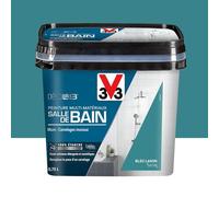 V33 Peinture Multi-Matériaux Salle de bain Deco Lab Bleu lagon 0,75 L