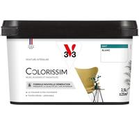 V33 Peinture multi-supports Colorissim® Blanc Mat 2,5L