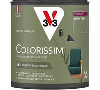 V33 Peinture multi-supports Colorissim® Brun verdi Velours 0,5L