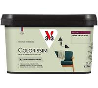V33 Peinture multi-supports Colorissim® Crème de pistache Velours 2L