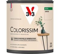 V33 Peinture multi-supports Colorissim® Grège satin 0,5L