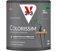 V33 Peinture multi-supports Colorissim® Gris ardoise satin 0,5L