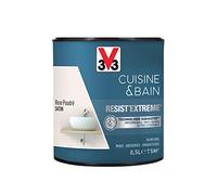 V33 Peinture multi-supports monocouche Cuisine & Bain Resist'Extrême® Satin, Rose Poudre, 0,5L