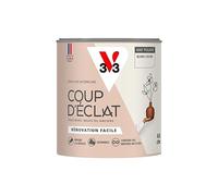 V33 Peinture murale intérieure Coup d'Éclat Blanc cocon Mat Poudré 0,5L