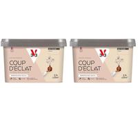 V33 Peinture murale intérieure Coup d'Éclat® Rafia Mat Poudré 2,5L (Lot de 2)